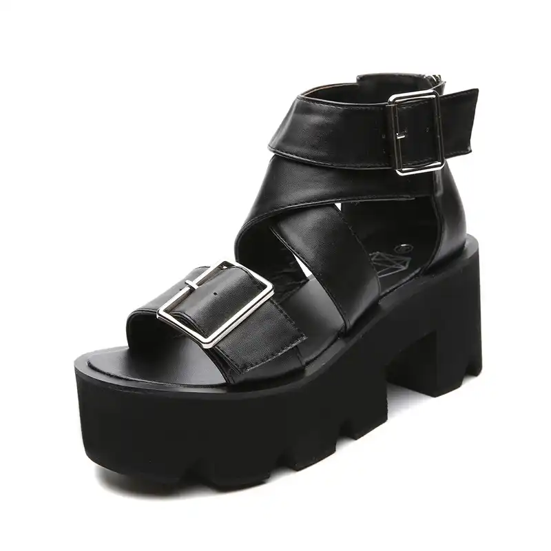 trendy platform sandals