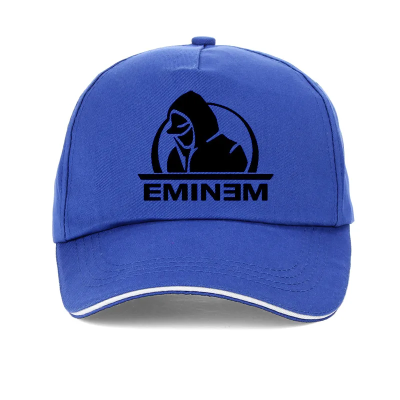 Gorra De Estilo De Moda para Mujer ZSQQ Gorra De Béisbol Estampada con Logotipo De Eminem De Algodón Puro para Hombre 