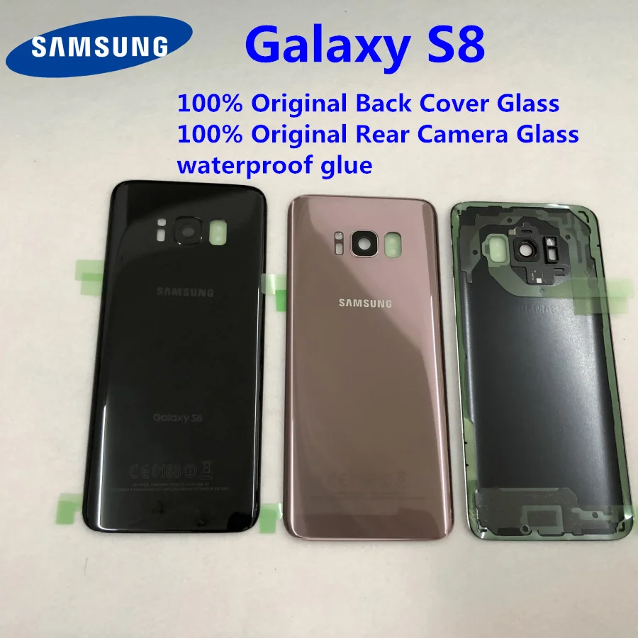 Задняя крышка телефона 100% оригинал для Samsung Galaxy S8 G950 G950F G950FD задняя аккумулятора