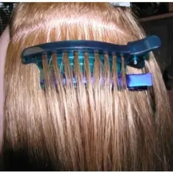Легкий/Скорость сепаратора клипы голубой цвет 1 шт./лот зажимы для разделения на пряди для наращивания волос
