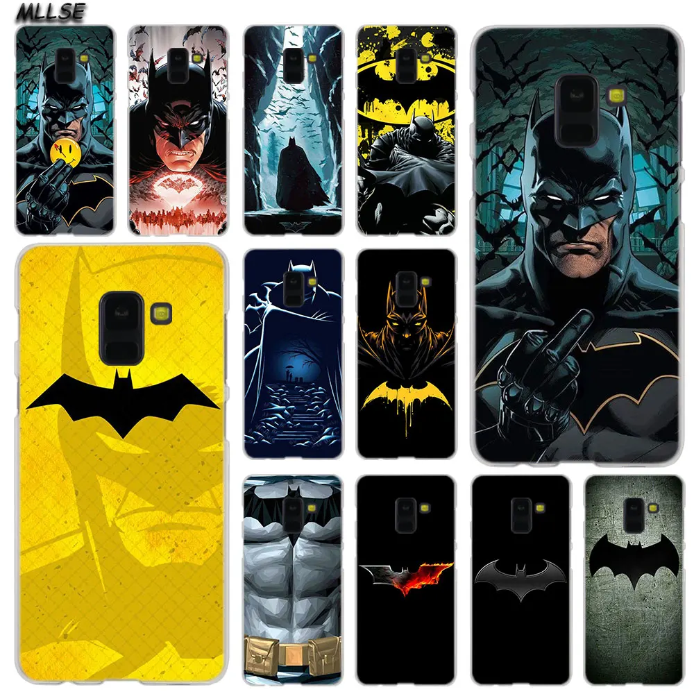 

MLLSE Marvel Batman Fashion Case Cover for Samsung Galaxy A6 A8 Plus A9 A7 2018 A5 2016 2017 A6S A9Star Note9 8 5 4 Hot