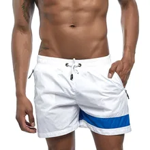 Quick Dry Men Swimwear Swim Shorts Mens Swimming Trunks Swimsuit Beach Board Surf Shorts Lined GYM Sport Workout Running Short