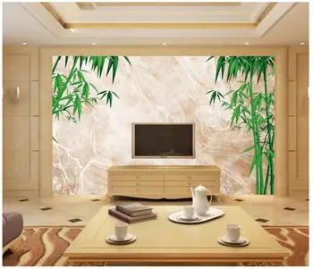 

Custom photo wallpaper 3d murals wallpaper Marble texture bamboo TV background wall paper Decorative Painting beroom decoration