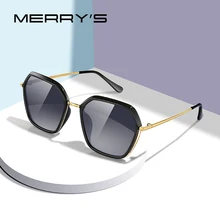 MERRYS дизайнерские женские роскошные брендовые трендовые градиентные солнцезащитные очки, женские модные поляризованные солнцезащитные очки с защитой от уф400 лучей S6137
