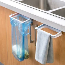 MeyJig Пластик двери шкафа мешок для мусора, держатель Кухня мусора Организатор Шкаф Пластик сумка висит стойки Крючки