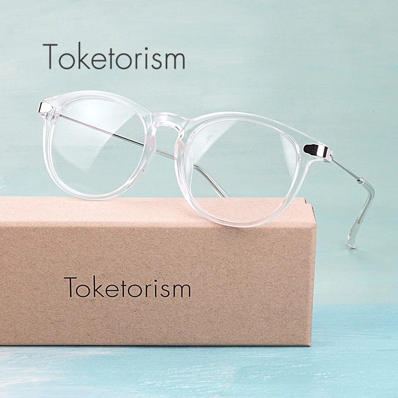 Toketorism Модные прозрачные очки, Классические оптические очки, оправа для женщин и мужчин 8808