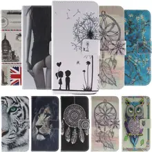Retro Flip Case For Samsung Galaxy S9 S8 j8 A6 A8 Plus j3 j5 j7 Note 8 9 Dandelion PU Leather Wallet Phone Cover D26F