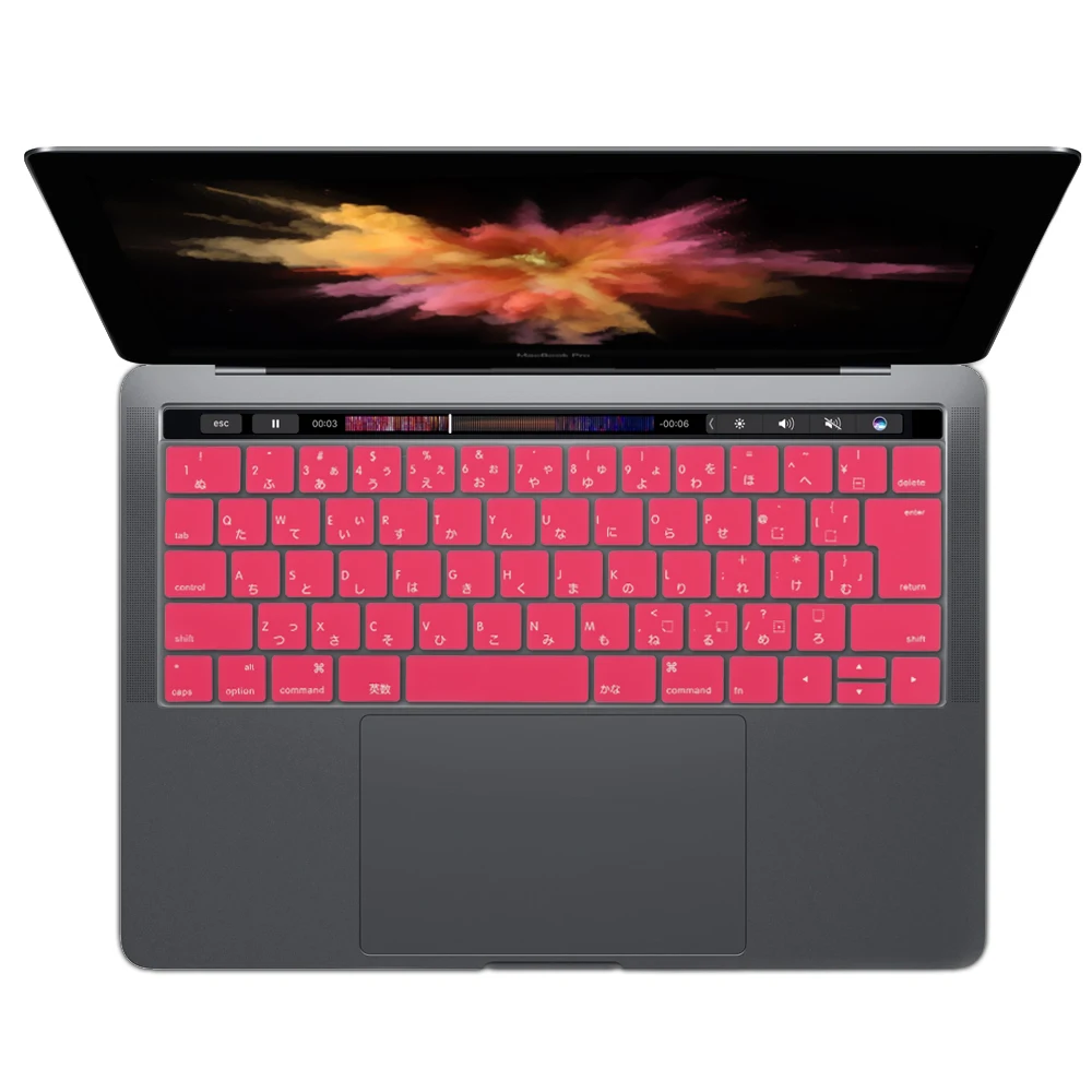 Чехол для клавиатуры японский нового Macbook Pro 13 &quot15&quot 2018 Retina A1706 A1707 2017 с сенсорной