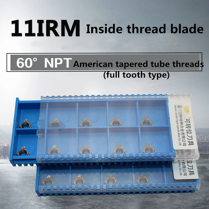 60 ° NPT 10 шт 11IRM 18NPT GM3225 американские конические трубные нити (полный тип зуба)