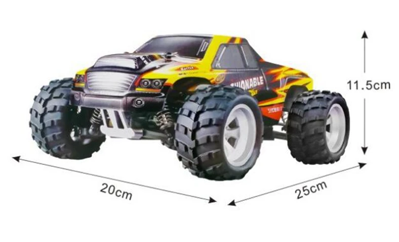 WLtoys A979-A RC Высокая Скорость Car 2,4 ГГц 2CH 1:18 4WD Багги внедорожных автомобилей RC 35 км/ч- RTR VS a959 a959-b a969 a969-b a979 a979-B - Цвет: WLtoys A979-A