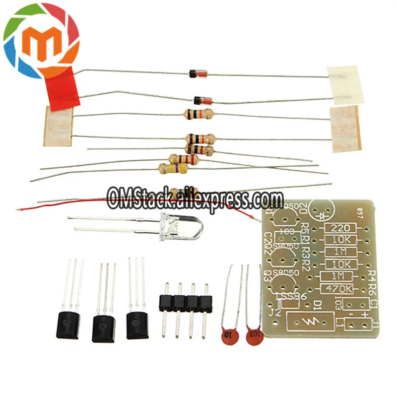 Прибытие 3 12 В мобильный телефон сигнал вспышки света DIY Kit электронная схема