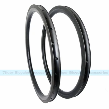 

7-tiger 20inch carbon BMX rims 30mm depth, 25mm width carbon BMX wheelset mini bike rims for sale