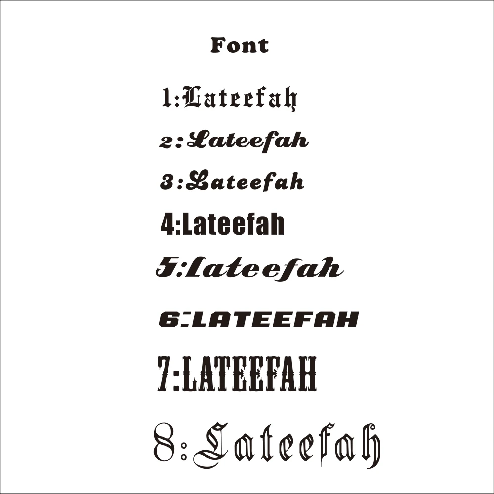 Tanie Lateefah 50 70 90mm Hiphop Sexy tamborek bambusowy kolczyki konfigurowalne dostosuj nazwę kolczyki bambusowy styl niestandardowe kolczyki oświadczenie