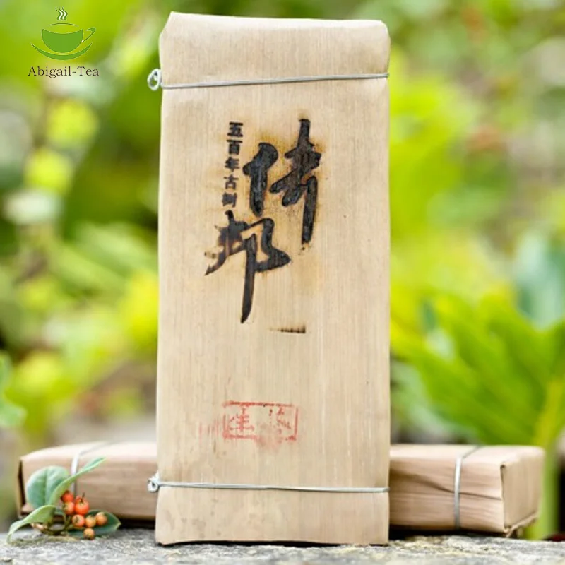 Raw Puer Tea Brick 500g Wholesale Benefit Puɾr From 500 Years Old Tree Top Puerh Health China Yibang Soft Taste |