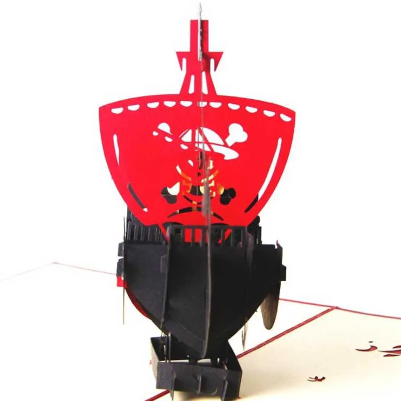  Hollow-carved 3D Sculpture Invitation Card Kids Birthday Gift Creative Folding Greeting Cards - 4.00029E+12