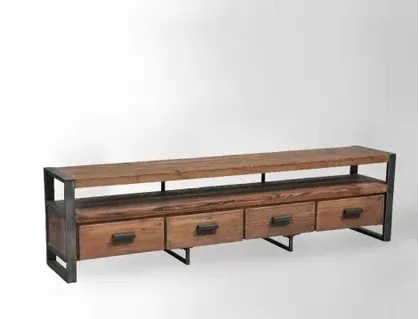 Aliexpress.com: koop amerikaanse retro televisie bureau lade in de ... Boekenkast bureau woonkamer