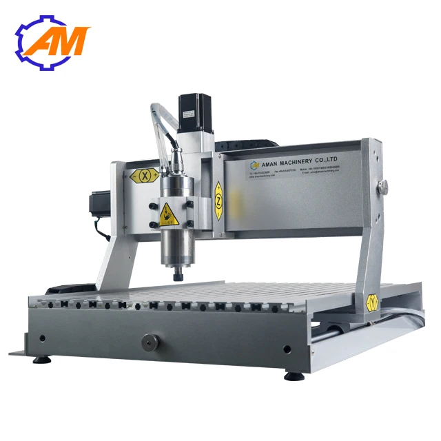 1.5kw spindle+ 2.2kw VFD CNC Router CNC6040, Ball screw CNC 6040 engraving