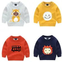 Детские свитера для мальчиков полосатые свитера пуловер для детей весна-осень для маленьких мальчиков Вязаный топ Детский свитер для мальчика зимняя одежда