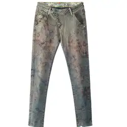 Плюс размеры 2XL! 2019 весна джинсы для женщин для Мода Карандаш с высокой талией Винтаж эластичные окрашены узкие джинсы