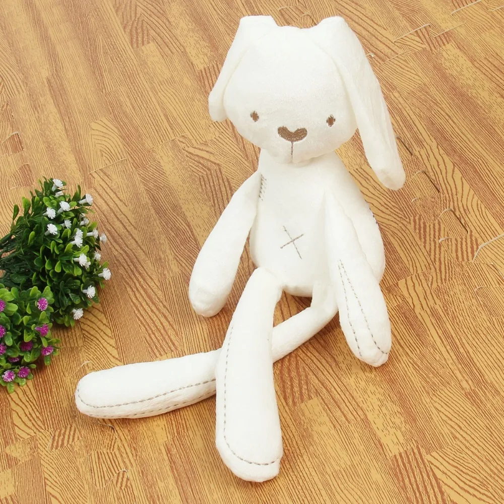 kawaii Bunny Plush Toys Soft Stuffed Animal Rabbit Doll Infant Sleeping Mate 
