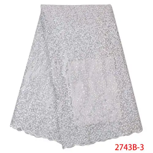 Nigeria lace fabric high quality lace swiss cotton lace african cotton lace for women dresses KS2745B-4 - Цвет: Picture 3