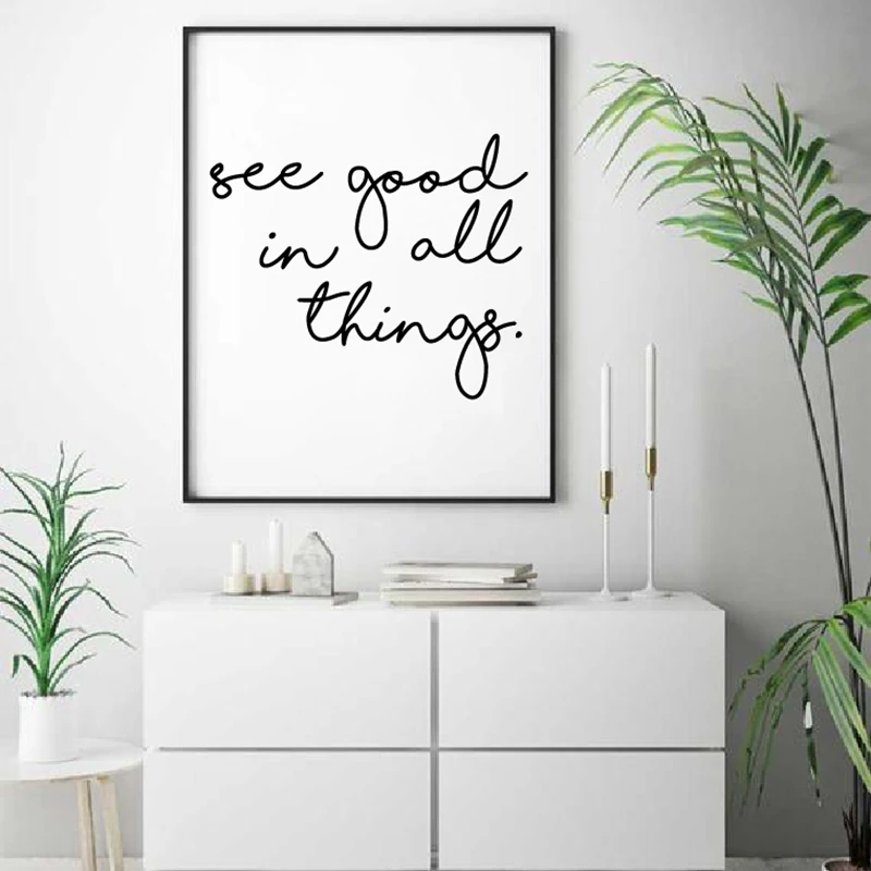 See Good In All Things Canvas Print Living Room Decor