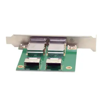 

NGFF Dual Ports Mini SAS SFF-8088 To SAS 36Pin SFF-8087 PCBA Female Adapter