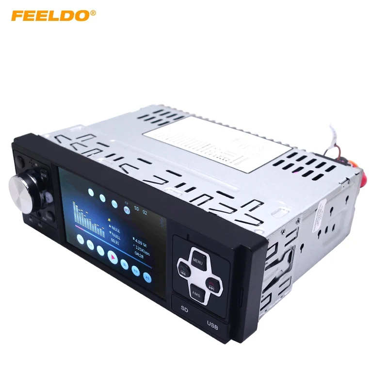 

FEELDO 4inch 1DIN ISO Car Multi Media Player With Mp3/Mp4/Mp5 USB SD Bluetooth Backup Camera Function
