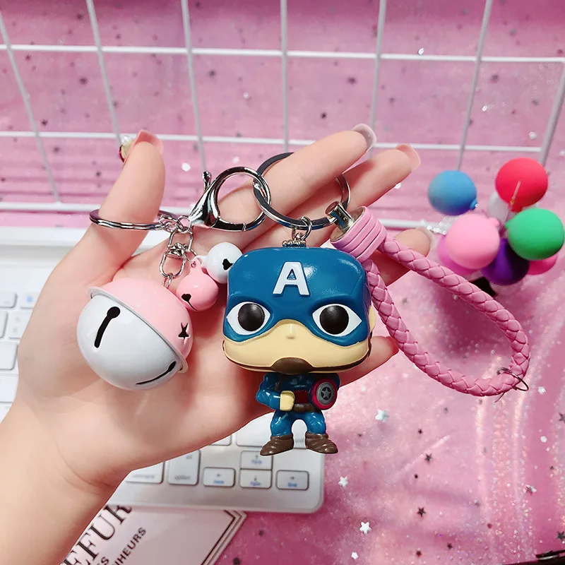 2019 новый креативный мультфильм Мстители автомобильный брелок Железный человек