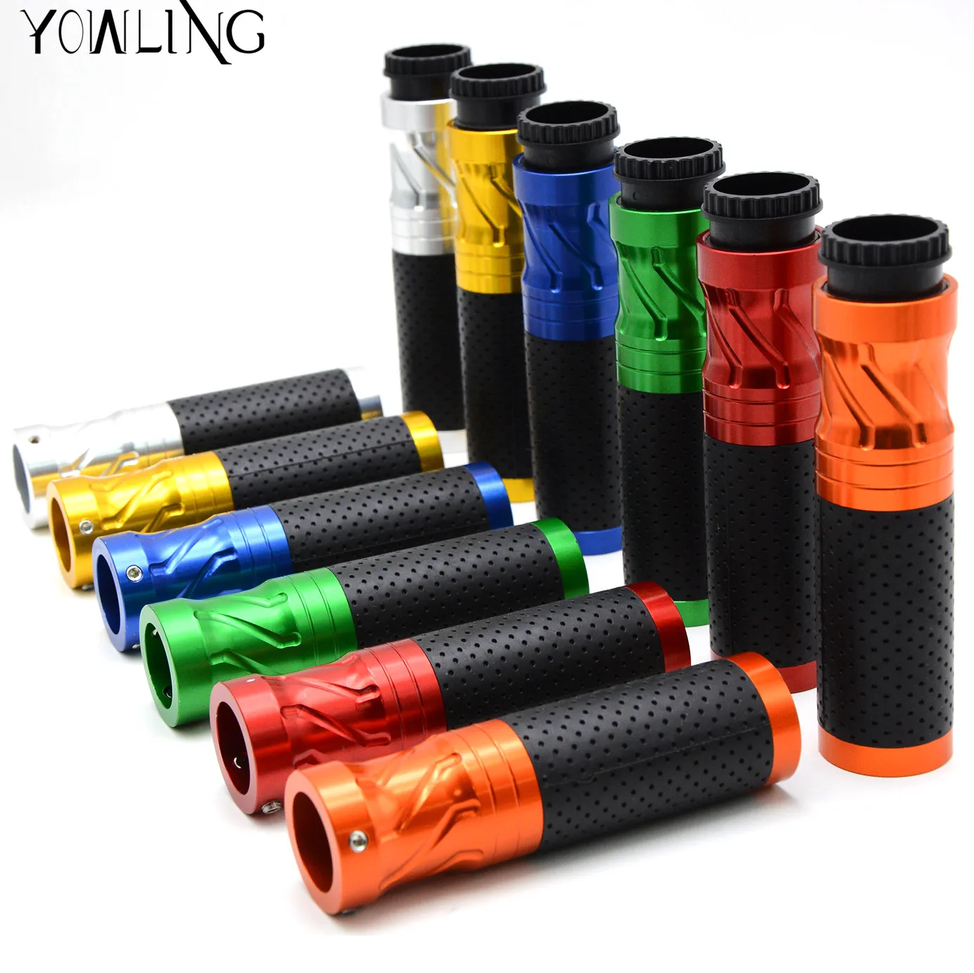 

7/8"22mm motorcycle handlebar grips handle bar ends hand cap FOR Suzuki DL1000/V-STROM DL650/V-STROM SV650/S GSR600