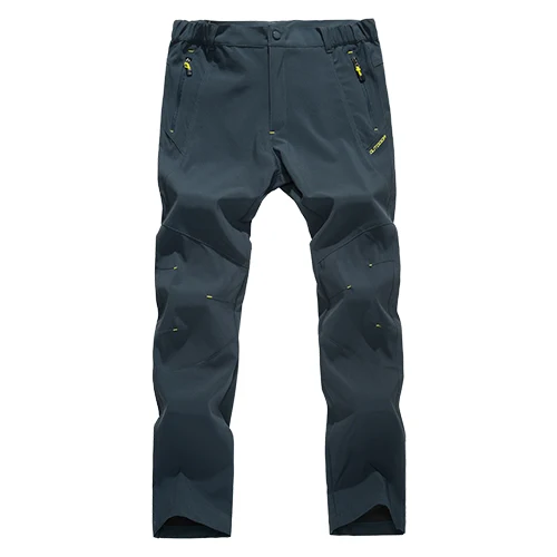 Men Grey TACVASEN мужские быстросохнущие рыболовные походные уличные штаны женские Ветрозащитный, альпинизм треккинговые штаны Повседневная Спортивная стрейчевая SH-KSK-6 - Цвет: Men Grey