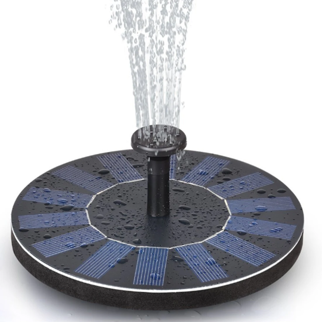

VICTMAX Minitype Solar-powered Water Pump Fountain Solar Brushless Watering Irrigation Kits for Pool Garden Decoration - Black