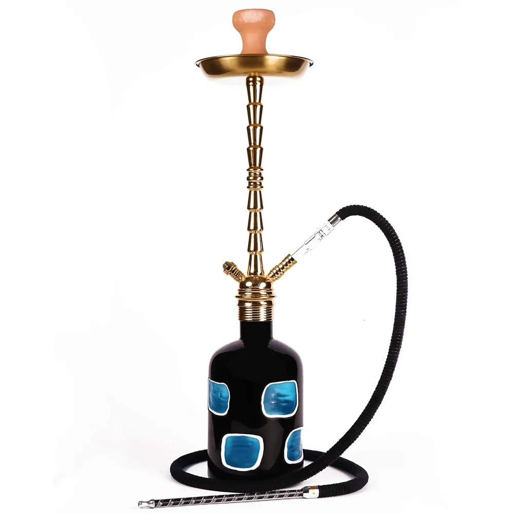 woyu Corner glass carved glass hookah filter bottle hookah ceramicbowl