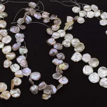 Свободные бусины белый/розовый/фиолетовый пресноводных Кеши жемчуг барокко 15-18 мм 1" для DIY ювелирных изделий fppj бусы природа