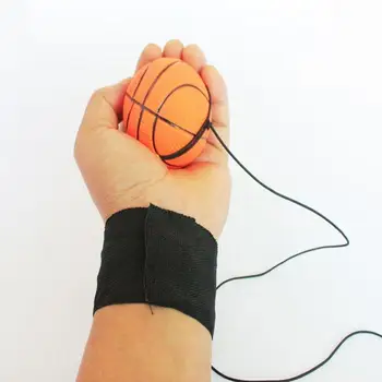 

Bouncy Wrist Band Rubber Ball Elastic String Rebound Finger Exercise Sport Toy