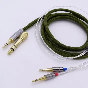 

1.8 Meter Hi-End 4 Cores 5N OCC Silver Plated HiFi Cable Headphone Upgrade Cable For Oppo PM-1 PM-2
