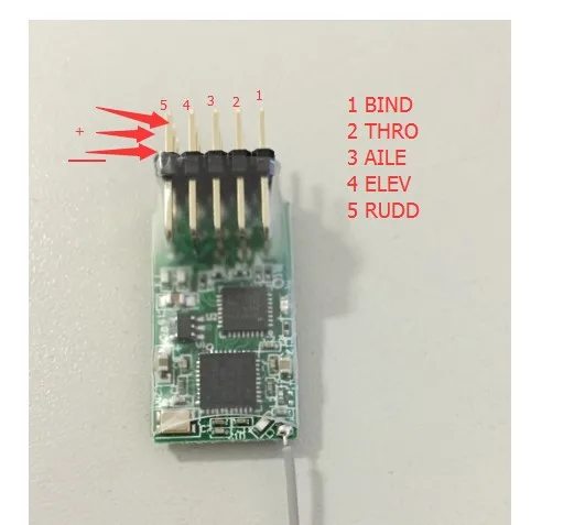 Lot de 10 récepteurs 4100E pour RC DSM2/DSMX, emballés sous blister avec étiquette de spécifications.