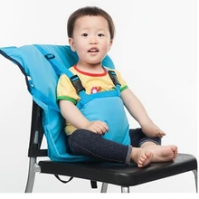 Детская сумка стул портативный младенческой кормления ремень безопасности автокресла складной моющийся обеденный Ланч Кормления Жгут высокий стул