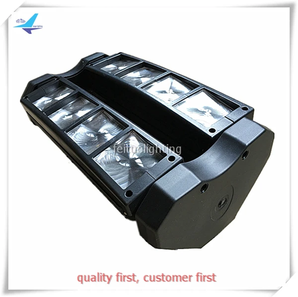 

20pcs/lot Mini LED Spider Moving Head Light 8x3w or 8x10w RGBW DJ Equipment Stage Lights for Party Bar Nightclub