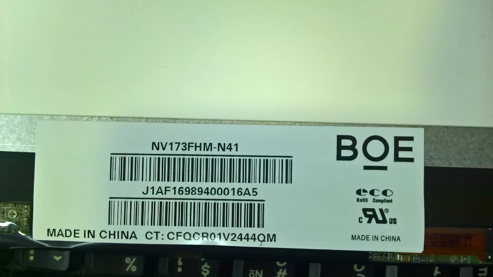 

For BOE NV173FHM-N41 LED Display LCD Screen Matrix for Laptop 17.3" HD 1920X1080 30Pin Matte Replacement