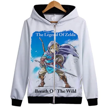 

The Legend of Zelda hoodie Sweatshirt Game Breath of the wild Hoodie Jacket Coat Link Zelda Fans Hooded Outerwear Top Clothes