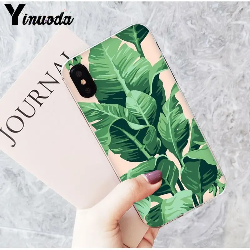 Summer Palm Leaf Banana Leaf Flowers