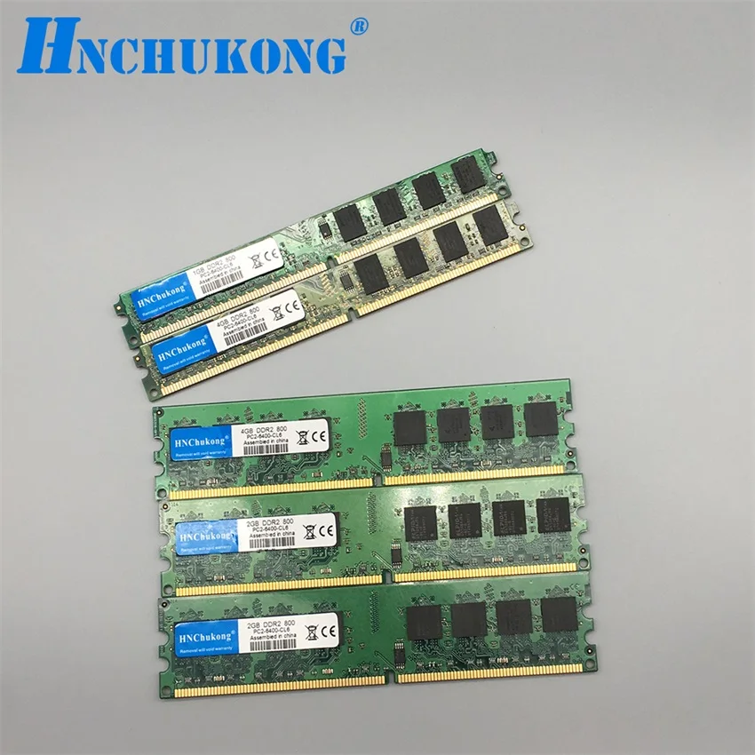 HNChukong DDR2 1 Гб 2 Гб 4 Гб оперативной памяти компьютера, настольной памяти 800 МГц 240pin 1,8 в dimm
