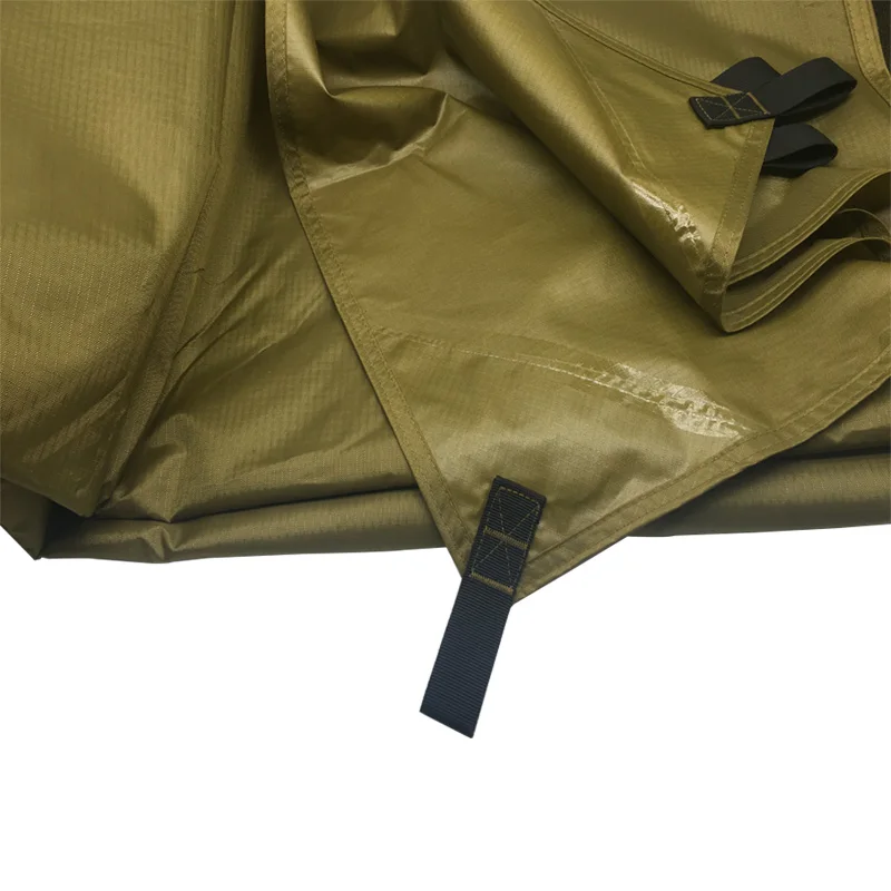 FLAME'S CREED Outdoor sports awning tarp for camping portable shelter sunshade tent waterproof folding PU waterproof with stake3 - 