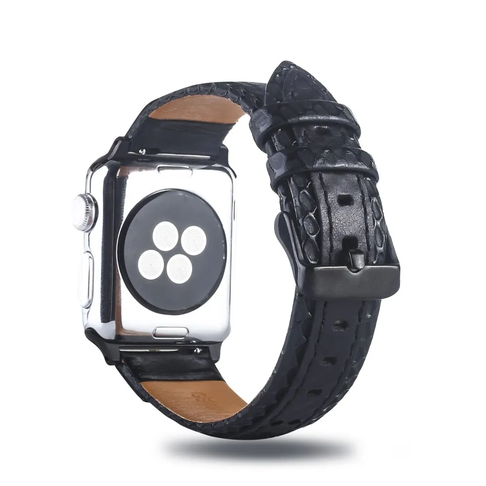 Модный кожаный ремешок для apple Watch Series 5 4 3 2 1 edition 38 40 42 44 мм Ремешки для наручных часов аксессуары для iwatch пряжка