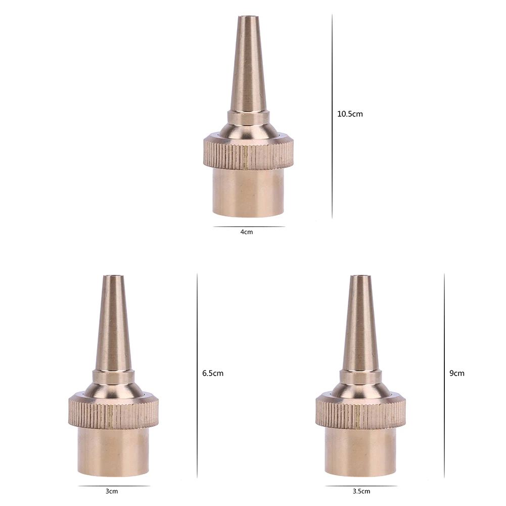 1/2, 3/4, 1 дюйм струя прямой Садовый пруд спринклер водяной фонтан сопло распылительная головка фонтан из латуни насадка E5M1