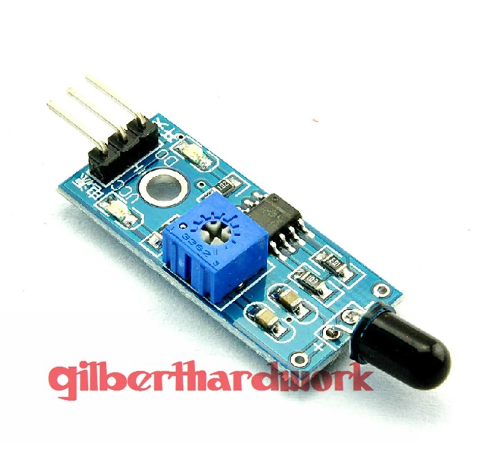 Flame Sensor Fire Detection Module Infrared Receiving Three Needle | Обустройство дома