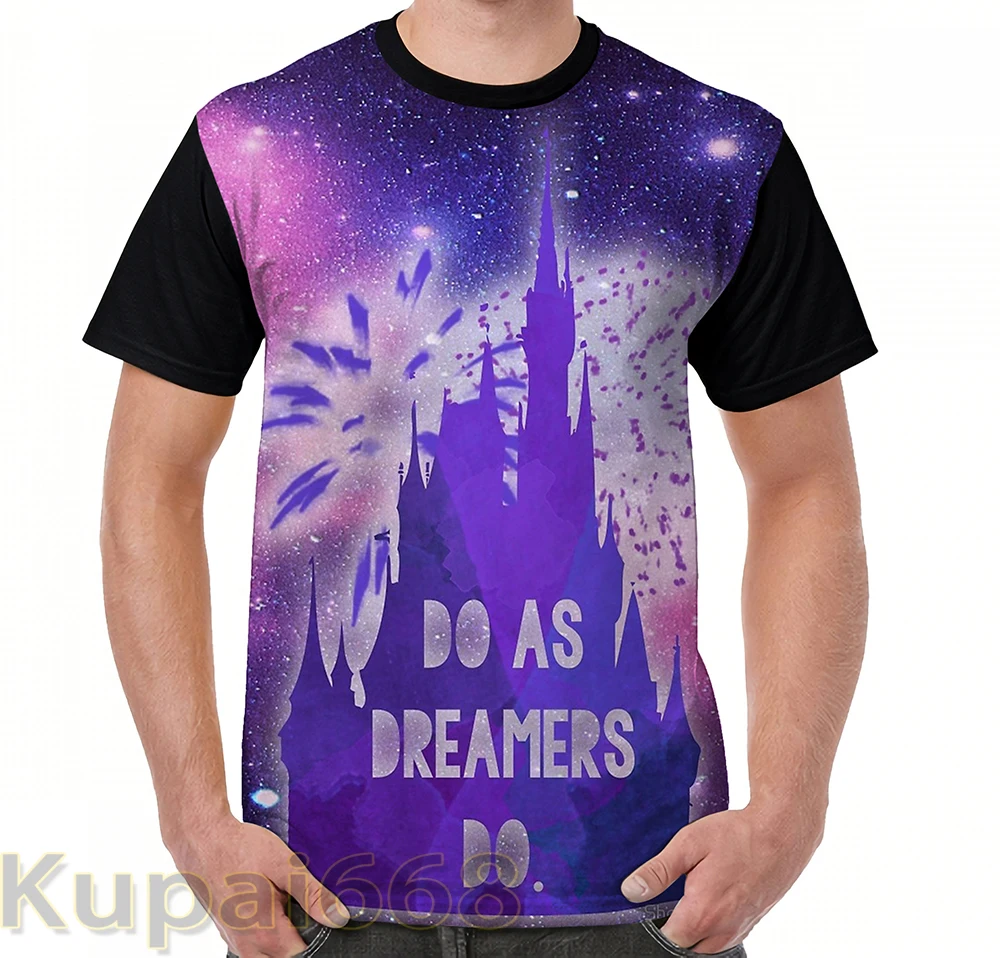 Забавная футболка с графическим принтом мужские топы футболки женские Do as Dreamers