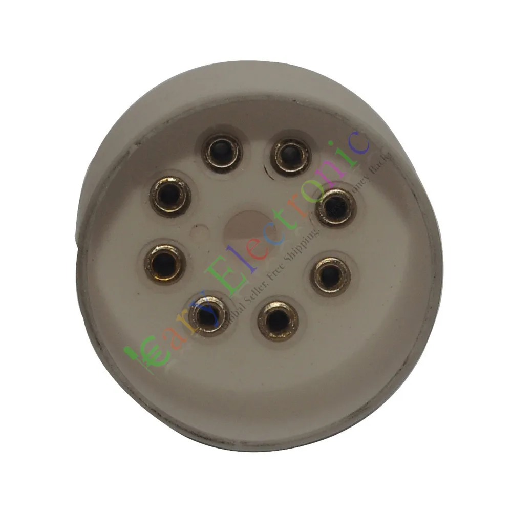 

Оптом и в розницу 20 шт 8pin керамический гнезда вакуумных трубок база для 6N7 6N8 аудио усилитель DIY части Бесплатная доставка