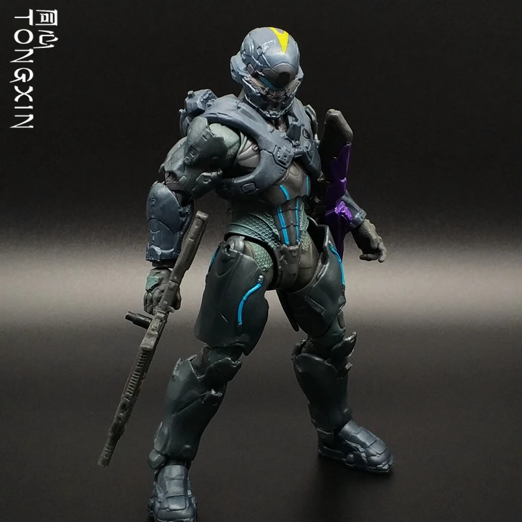 Новинка HALO Spartan Warrior Sergeant Halo модель Фигурка Mezco macfarlan